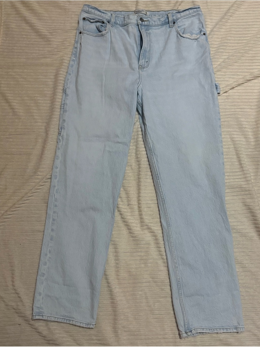 Abercrombie & Fitch Light Blue Utility Jeans